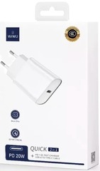 Сетевое зарядное устройство WIWU  U001(20w)