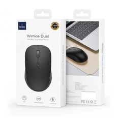 Беспроводная мышь WiWU WM108 двухрежимная 2.4Ghz+BT5.0, 1600 DPI