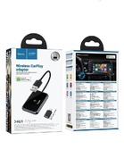 Беспроводной адаптер конвертер для CarPlay Hoco HU1 2в1 + OTG адаптер 