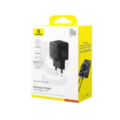 Адаптер питания Baseus Palm Fast Charger 1C 30W (30w)