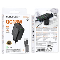 Сетевое зарядное устройство Borofone BA95A (18w)
